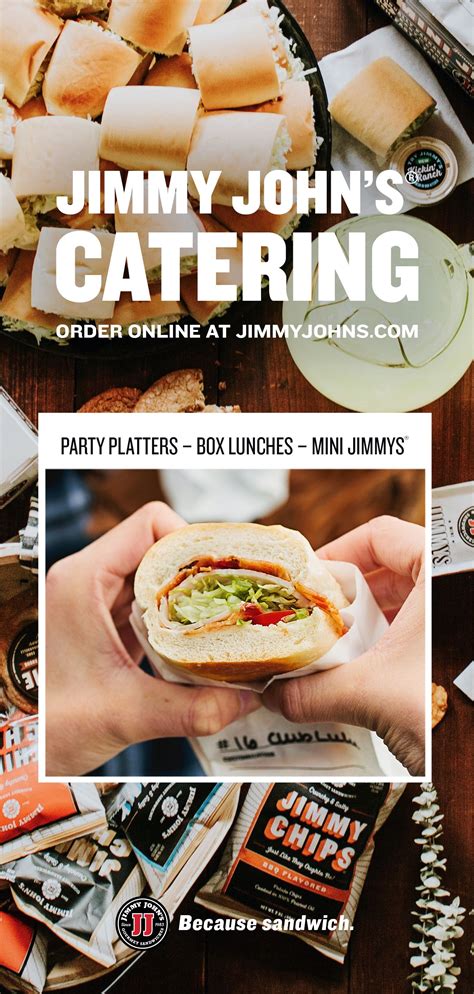 Jimmy John’s Catering: Party Platters, Box Lunches, Mini Jimmys, we’ve got you covered. Order ...