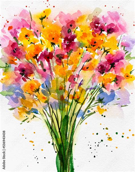 Draw Watercolor Flowers | Best Flower Site