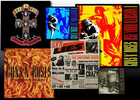 Ranked: Guns N' Roses Six Studio Albums.