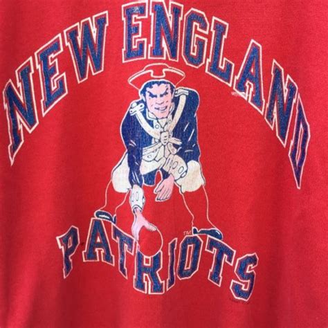 Retro Logo 7 Football Jersey, Cotton, New England Patriots, Screen ...