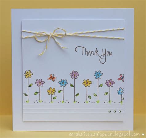 Simple thank you card | Handmade thank you cards, Thank u cards, Thanks ...