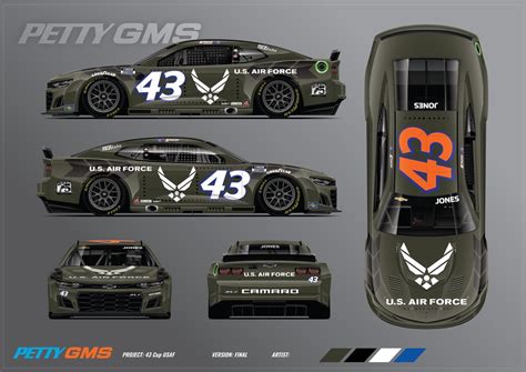 DVIDS - News - Airman creates heritage paint scheme for NASCAR team