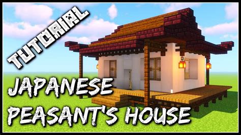 How To Build A Japanese Peasant's House | Minecraft Tutorial - YouTube