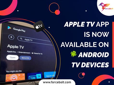 Apple TV App Is Now Available On Android TV Devices | Force Bolt