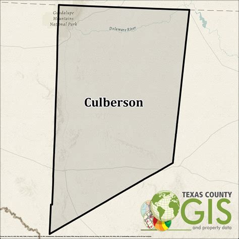 Culberson County GIS Shapefile and Property Data - Texas County GIS Data