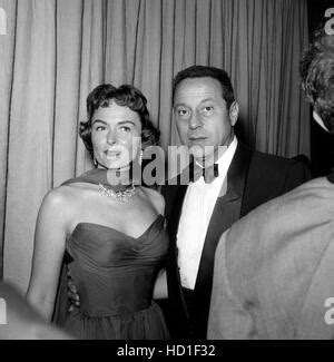 Donna Reed with husband Tony Owen at the Stork Club, 1947 Stock Photo ...