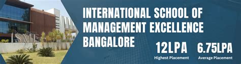 International School of Management Excellence (ISME) Bangalore ...