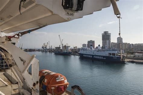 Passenger Ship Docked at Durres Port Editorial Photography - Image of ...