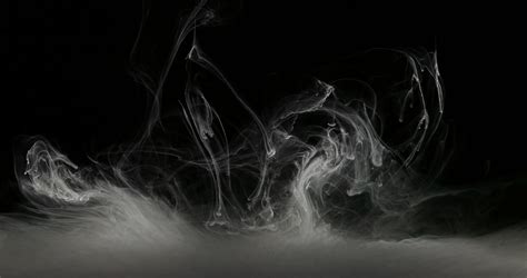 Concept Art White Paint In Water As Smoke In Slowmotion Stock Video ...