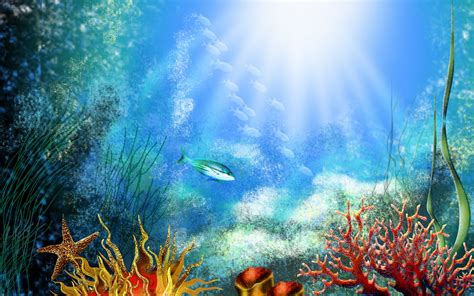 Underwater Cartoon Wallpapers - Wallpaper Cave