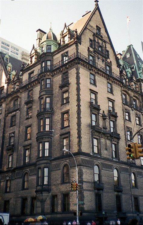 The Dakota Building. A crosswalk away from Central Park for John Lennon. RIP John. Manhattan ...