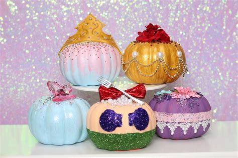 Disney Princess Pumpkins | Cheap & Easy No Carve Pumpkin Ideas