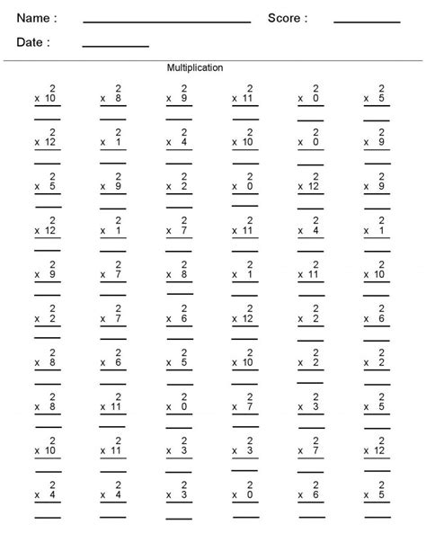 Free Printable Math Worksheets - MosOp