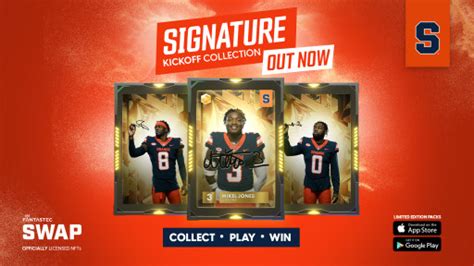 Syracuse and Michigan State Football Launch Unique Digital Signature ...