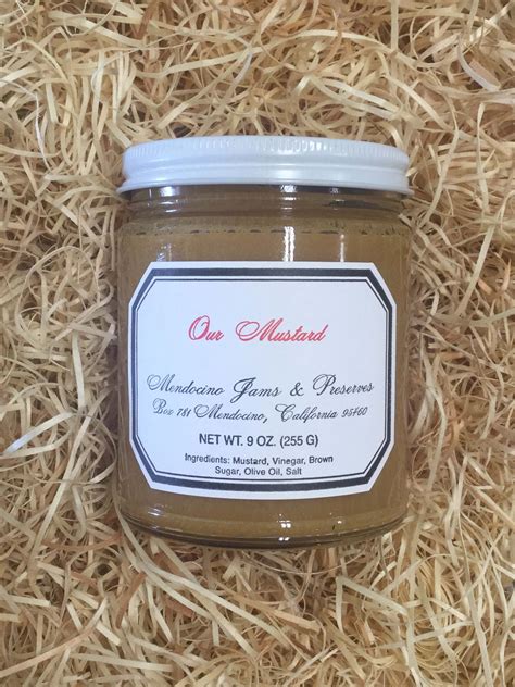 Our Mustard 9 oz. | Gourmet Jams and Jellies in Mendocino California