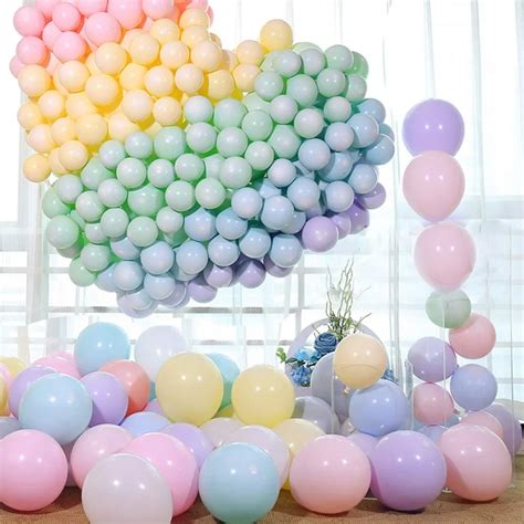 5pcs 18inch Large Pastel Round Balloons Wedding Decor Big Beautiful Birthday Party Inflatable ...