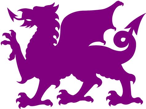 Welsh Dragon Silhouette | Free vector silhouettes