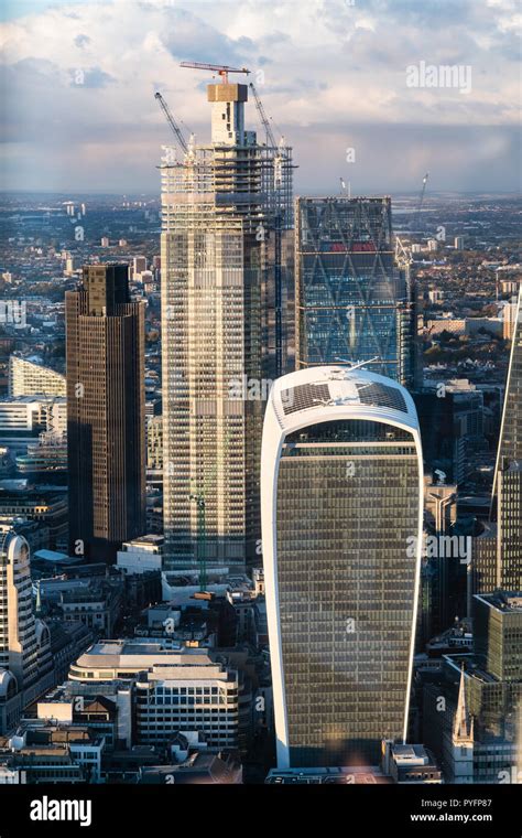 Aerial view of London skyline Stock Photo - Alamy