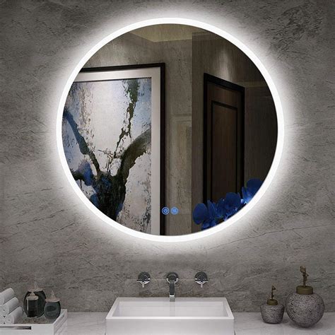 Buy VENETIAN IMAGE Led Bathroom Vanity Round Mirror Backit led Design with Anti-Fog Function ...