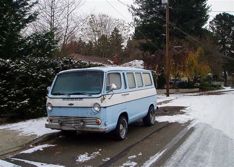 1960s Chevy Van (Public Domain) | 1964 - 1966 model, taken i… | Flickr