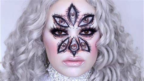 MYTH | OPHANIM | MANY EYED ANGEL MAKEUP TUTORIAL | #MOUSEOFHORRORS | Angel makeup, Halloween ...