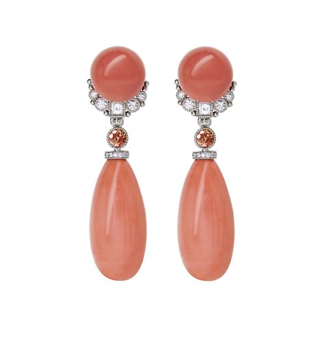 Red Coral Earrings - Featherstone Design