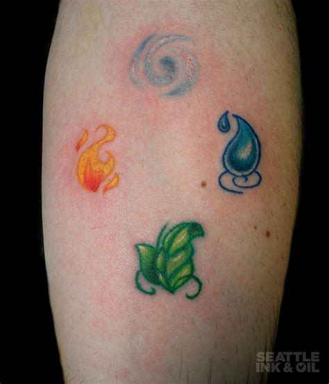 Four Elements Tattoo by Mouse | Seattle Ink & Oil | Tattoos by Mouse ...