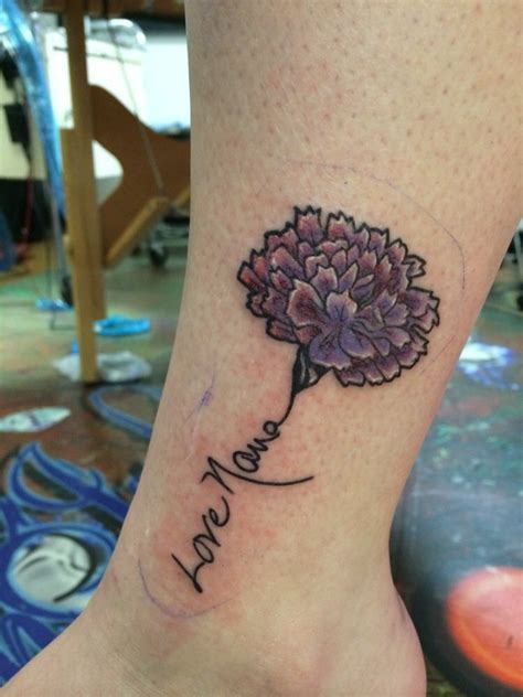 Carnation Tattoos Designs, Ideas and Meaning | Tattoos For You