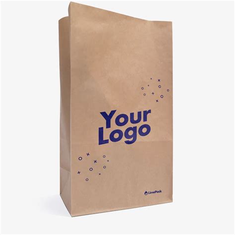 Custom printed paper bags for takeaway meals from only 3.000 pcs.!