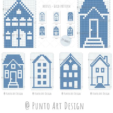 House Design Chart: Free Grid Pattern