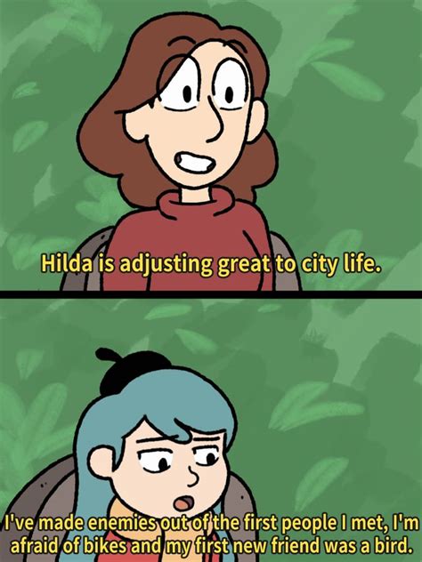 (5) [OC] Also her other friend is invisible : HildaTheSeries | Anime ...