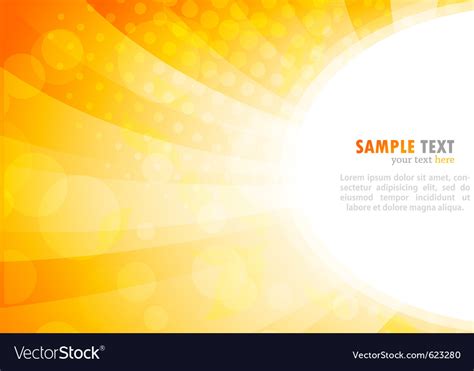 Bright background in orange color Royalty Free Vector Image