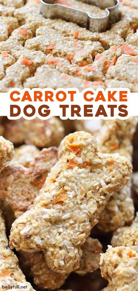 Carrot Cake Homemade Dog Treats - Belly Full