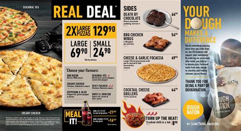 Debonairs Pizza Menu and Prices South Africa