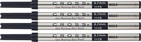 Amazon.com : Cross Selectip Gel Rollingball Pen Refill, Black, 1 per Card (8523) : Rollerball ...