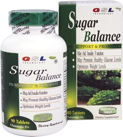 Amazon.com: GSL Sugar Balance Tablets (4 Bottles Pack) : Health & Household