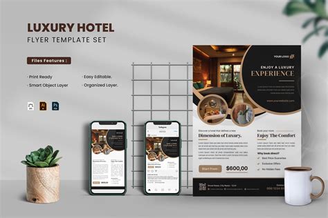 20+ Impressive Hotel Flyer Templates Ready to Print - Decolore