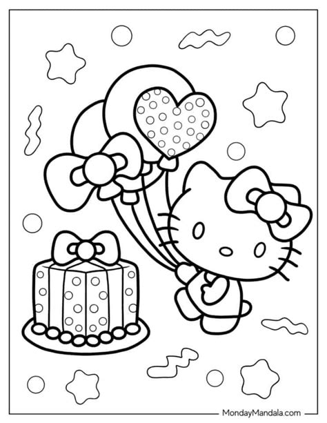 68 Hello Kitty Coloring Pages (Free PDF Printables)