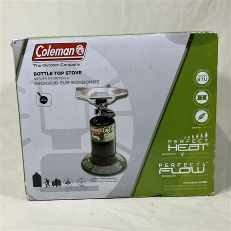 COLEMAN GAS STOVE | Portable Bottletop Propane Camp Stove with Adjustable Burner $34.99 - PicClick