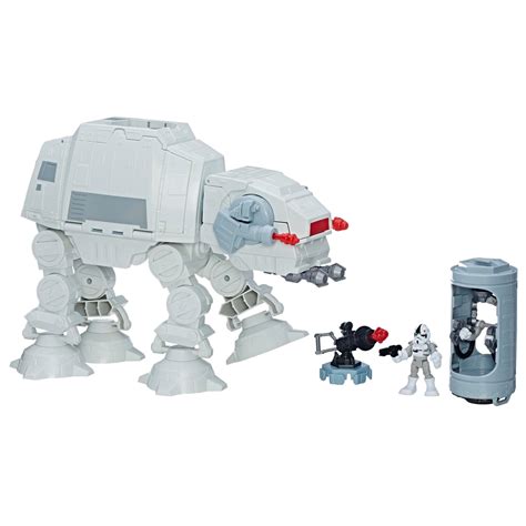 Star Wars Galactic Heroes Imperial AT-AT Fortress, Action & Toy Figures ...