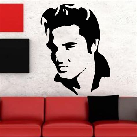 Elvis Presley Murals Art Decals Removable Home Decor Vinyl Wall ...