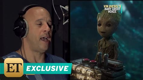 EXCLUSIVE: The Secret Behind Vin Diesel's Groot Voice May Surprise You - YouTube