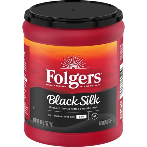 Black Silk Dark Roast Coffee | Folgers®