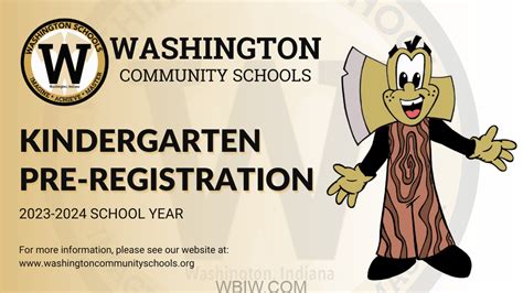 Washington Community Schools says its time to register for kindergarten ...