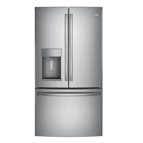 GE 27.8 cu. ft. French Door Refrigerator in Stainless Steel, ENERGY ...