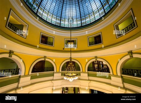 The interior of the Handley Library, in Winchester, Virginia Stock ...