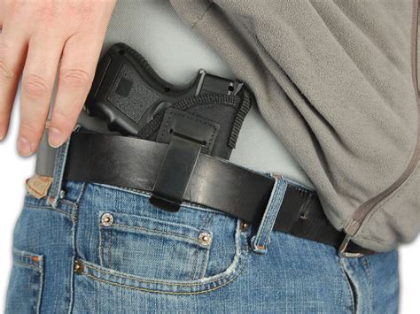 Inside the Waistband Holster for Compact Sub-Compact 9mm .40 .45 Pistols with LASER - Barsony ...