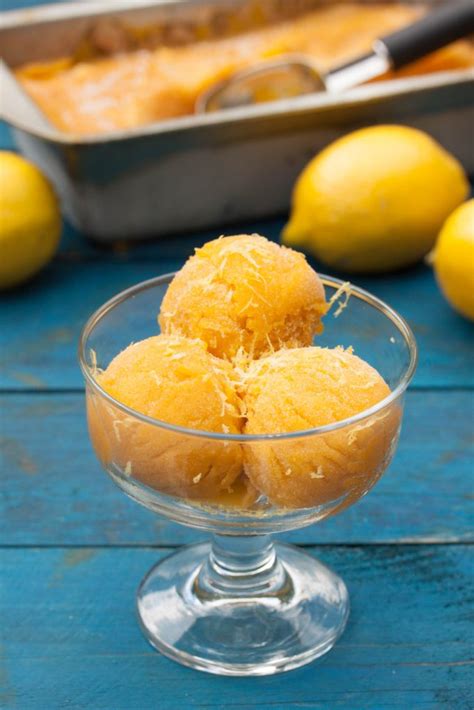 Mango Sorbet Without Added Sugar | The Greedy Vegan