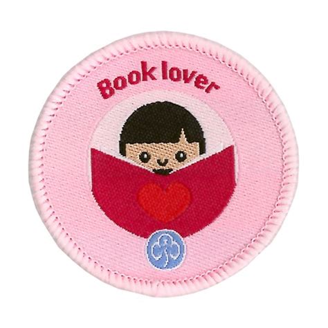 Rainbows Book lover woven badge | Official Girlguiding shop