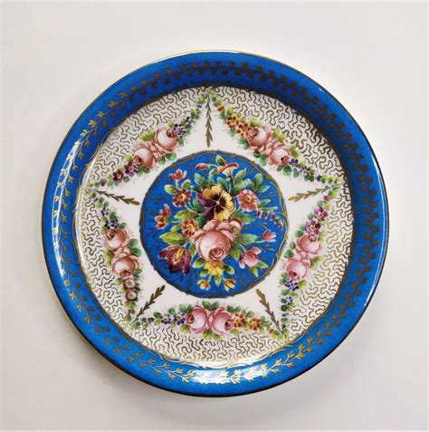 Proantic: Hand Painted Porcelain Decorative Plate, In The Style Of Sè